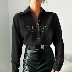 GUCCI Luxury Long Sleeve Button Shirt 2024 LUX-NCY-0000HDXNQT5L