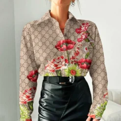 GUCCI Luxury Long Sleeve Button Shirt 2024 LUX-NCY-0000GCZ0NDCB