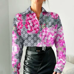 GUCCI Luxury Long Sleeve Button Shirt 2024 LUX-NCY-0000HRYYJLW3