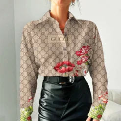 GUCCI Luxury Long Sleeve Button Shirt 2024 LUX-NCY-0000YYGZHPCH