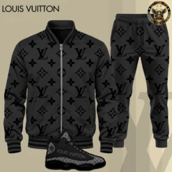 LOUIS VUITTON Premium Winter Tracksuits Match AJ 13 Sneaker LUX-JK+DK+F67-0TM6A2UVI