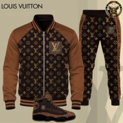 LOUIS VUITTON Premium Winter Tracksuits Match AJ 13 Sneaker LUX-JK+DK+F67-05STL61NI
