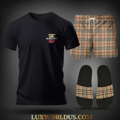 BURBERRY T-Shirt & Short Match Slides 2025 LUX-TX+STK+Z65-0JQJR4L5L