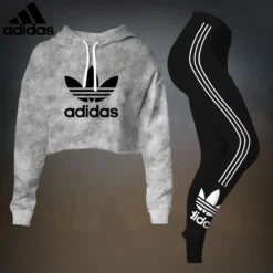 ADIDAS Premium Cropped Hoodie Leggings Set  LUX-CRF+DDK-Y3AD87BCY