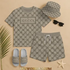 GUCCI Premium T-Shirt & Shorts Summer Set 2025 LUX-TX+STK-0VCARSOKE