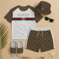 GUCCI Premium T-Shirt & Shorts Summer Set 2025 LUX-TX+STK-0PTXCVICP