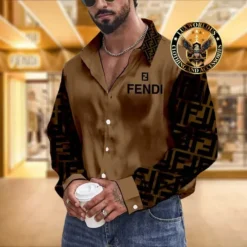 [NEW] Premium FENDI Long Sleeve Button Shirt 2025 MRS-CCY-FD0001