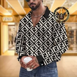 [NEW] Premium FENDI Long Sleeve Button Shirt 2025 MRS-CCY-FD0002