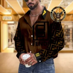 [NEW] Premium FENDI Long Sleeve Button Shirt 2025 MRS-CCY-FD0007