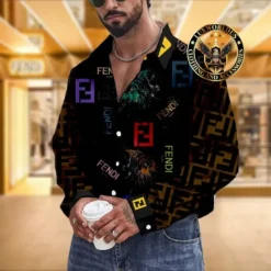 [NEW] Premium FENDI Long Sleeve Button Shirt 2025 MRS-CCY-FD0008