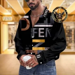 [NEW] Premium FENDI Long Sleeve Button Shirt 2025 MRS-CCY-FD0009