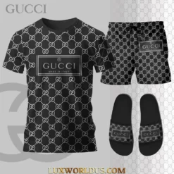 GUCCI Premium T-Shirt & Shorts x Slides Hot Trend 2025 LUX-TX+STK-0IJHZUIRX