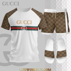 GUCCI Premium T-Shirt & Shorts x Slides Hot Trend 2025 LUX-TX+STK-0IIDNBICU