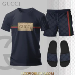 GUCCI Premium T-Shirt & Shorts x Slides Hot Trend 2025 LUX-TX+STK-0KFONDMHD