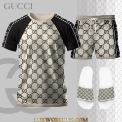 GUCCI Premium T-Shirt & Shorts x Slides Hot Trend 2025 LUX-TX+STK-0TWALDCQC