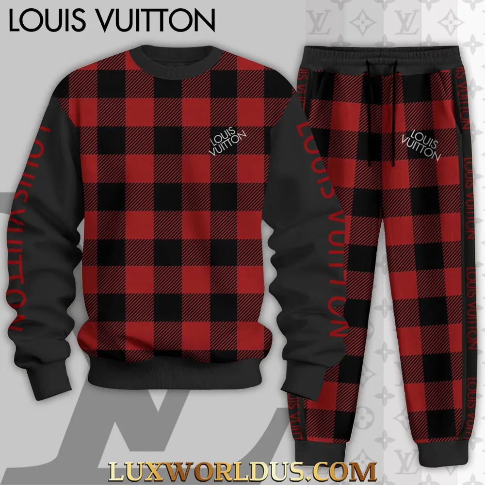 LOUIS VUITTON Premium SWEATSHIRT & PANTS Set 2025 LUX-WY+CK-C3CYBLB5