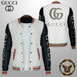 [LIMITED] GUCCI Premium Varsity Jacket LUX-BJ1-00BAQ3CLCF