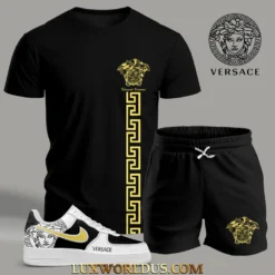 VERSACE Premium T-Shirt & Shorts Match AF1 Sneaker Hot 2025 LUX-TX+STK-0QWAZC5NR
