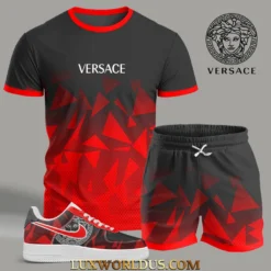 VERSACE Premium T-Shirt & Shorts Match AF1 Sneaker Hot 2025 LUX-TX+STK-04R6WPZCS