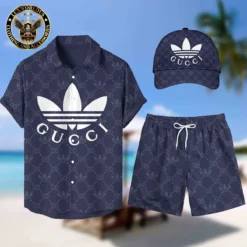 [NEW] Luxury GUCCI Hawaii Shirt & Short x Cap For Man Summer 2025 LUX-BKGCY+STK+CAP-GC136819