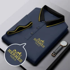[LIMITED] H.E.R.M.È.S Luxury Polo Shirt For Men 2024 LUX-ZPO-000SBAREWEG
