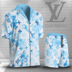 LOUIS VUITTON Limited Edition Hawaiian Shirt & Shorts LUX-CY+STK-VS00BLTCFS2T