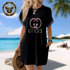 GUCCI Premium Short Sleeve Pocket Dress 💖 Summer 2024 LUX-CJX1-0000WFRKHTZU
