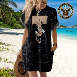 GUCCI Premium Short Sleeve Pocket Dress 💖 Summer 2024 LUX-CJX1-0000BC0FV5KW