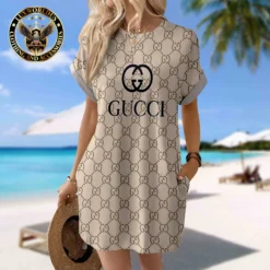 GUCCI Premium Short Sleeve Pocket Dress 💖 Summer 2024 LUX-CJX1-0000D699OQE6