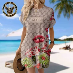 GUCCI Premium Short Sleeve Pocket Dress 💖 Summer 2024 LUX-CJX1-0000PE0CVEKK