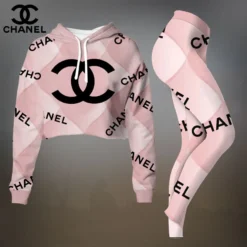 CHANEL Premium Cropped Hoodie Leggings Set  LUX-CRF+DDK-1OBJU9HA