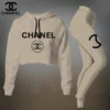 CHANEL Premium Cropped Hoodie Leggings Set  LUX-CRF+DDK-LFKRMU6G