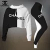CHANEL Premium Cropped Hoodie Leggings Set  LUX-CRF+DDK-HVFHF3V1