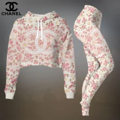 CHANEL Premium Cropped Hoodie Leggings Set  LUX-CRF+DDK-YR4AEAAQ