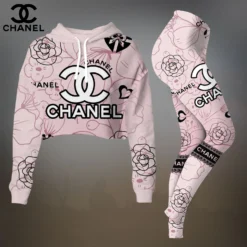 CHANEL Premium Cropped Hoodie Leggings Set  LUX-CRF+DDK-GTWVWAPF