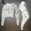CHANEL Premium Cropped Hoodie Leggings Set  LUX-CRF+DDK-KOAHPAXB