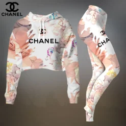 CHANEL Premium Cropped Hoodie Leggings Set  LUX-CRF+DDK-FA9PBKEF