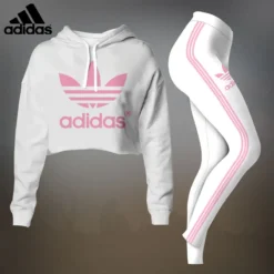 ADIDAS Premium Cropped Hoodie Leggings Set  LUX-CRF+DDK-MVAQM98K