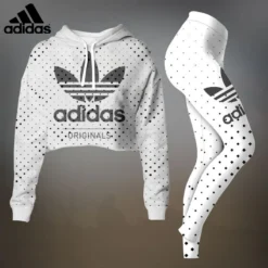ADIDAS Premium Cropped Hoodie Leggings Set  LUX-CRF+DDK-XDO6J1V3