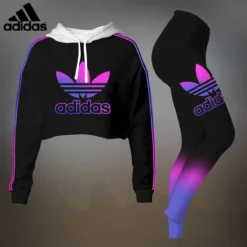ADIDAS Premium Cropped Hoodie Leggings Set  LUX-CRF+DDK-BWONKEUX