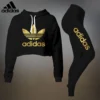 ADIDAS Premium Cropped Hoodie Leggings Set  LUX-CRF+DDK-2FBM8O8L