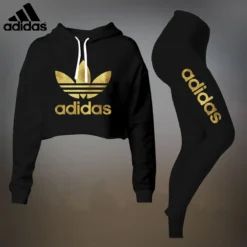 ADIDAS Premium Cropped Hoodie Leggings Set  LUX-CRF+DDK-2FBM8O8L