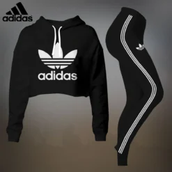 ADIDAS Premium Cropped Hoodie Leggings Set  LUX-CRF+DDK-5UZ1ZBY4