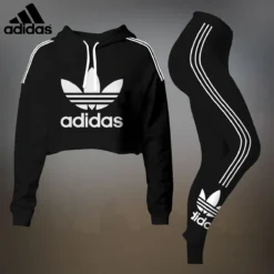 ADIDAS Premium Cropped Hoodie Leggings Set  LUX-CRF+DDK-DZRHXCCC