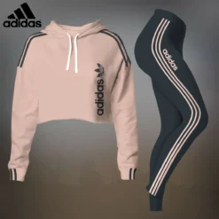 ADIDAS Premium Cropped Hoodie Leggings Set  LUX-CRF+DDK-BDT4ZSHG