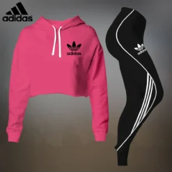 ADIDAS Premium Cropped Hoodie Leggings Set  LUX-CRF+DDK-UPWPXRXQ