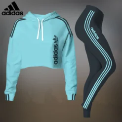 ADIDAS Premium Cropped Hoodie Leggings Set  LUX-CRF+DDK-BYL1LZFE