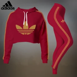 ADIDAS Premium Cropped Hoodie Leggings Set  LUX-CRF+DDK-2HVYTP2D