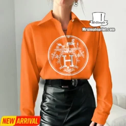 [NEW] Premium HERMÈS Casual Shirt For WOMEN 2024 MRS- NCY-0001GD0CMDER