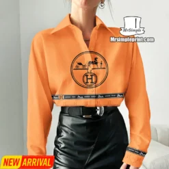 [NEW] Premium HERMÈS Casual Shirt For WOMEN 2024 MRS- NCY-0001KOM92MWZ